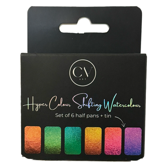 Hyper Colour Shift Watercolour Half Pan Set