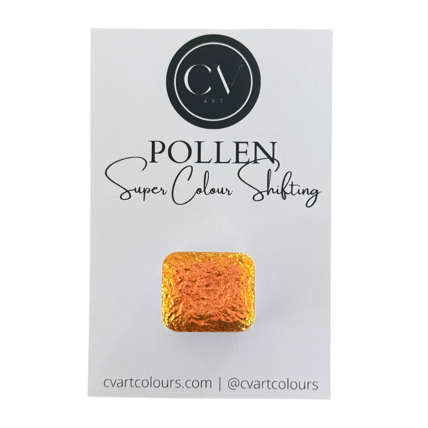 'Pollen' Super Colour Shift Watercolour Paint Half Pan
