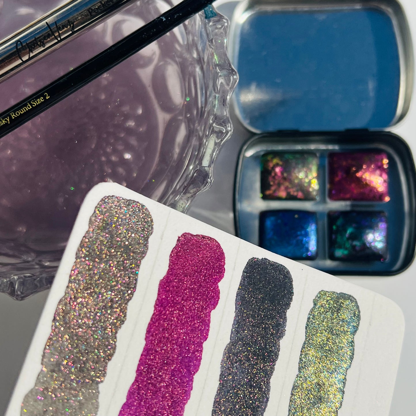 Super Nova Matte & Mica Watercolour Set