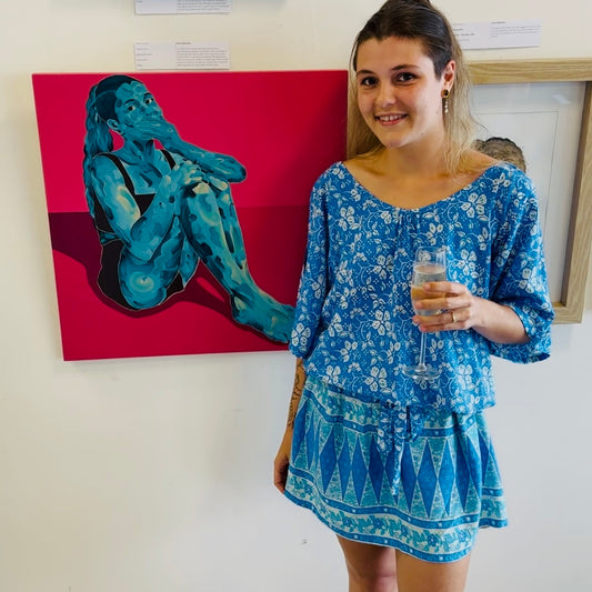 ‘Overwhelm’ Artist Self Portrait