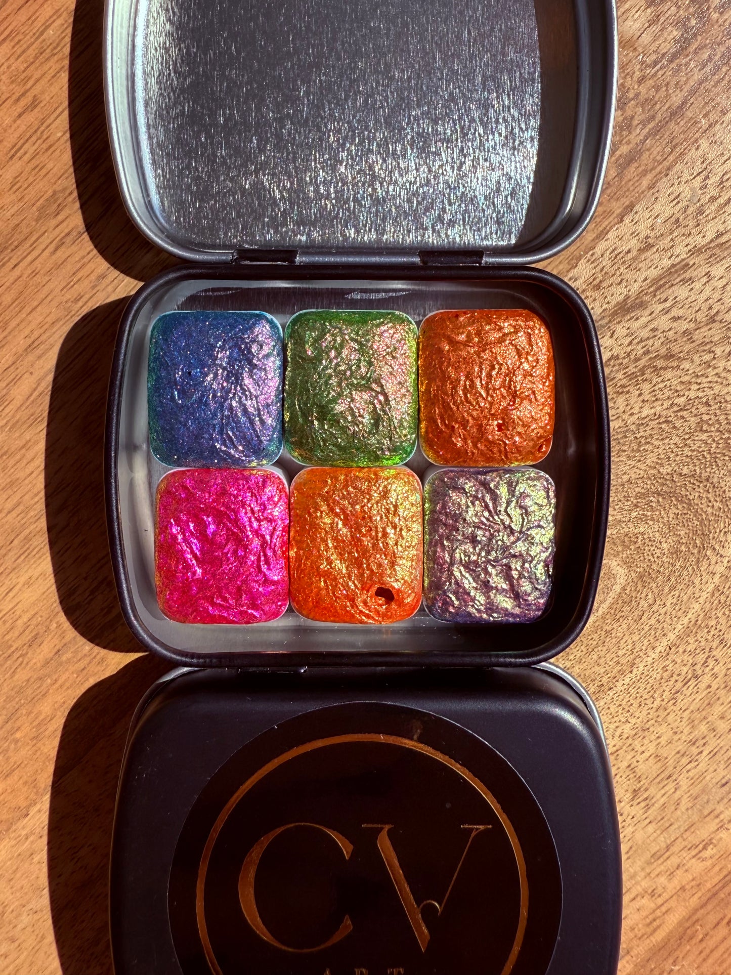 Pastel Super Colour Shift Watercolour Half Pan Set