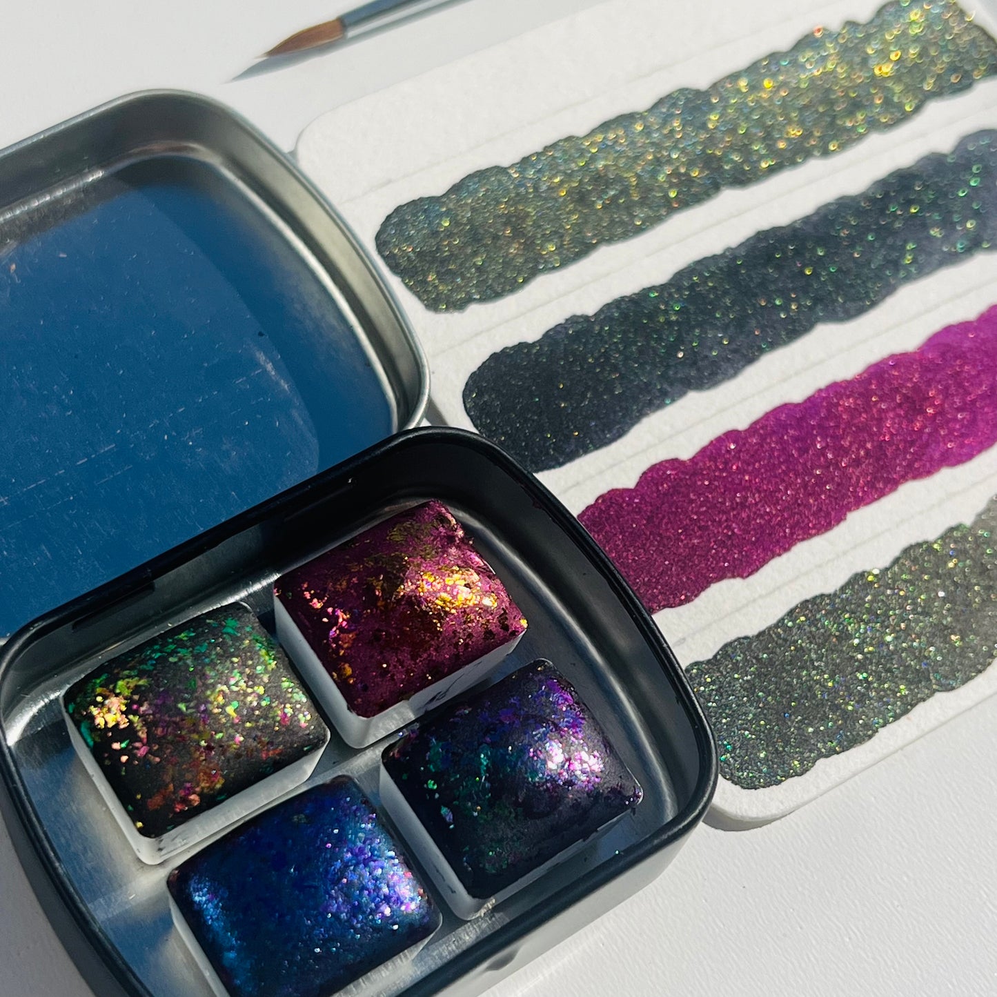 Super Nova Matte & Mica Watercolour Set