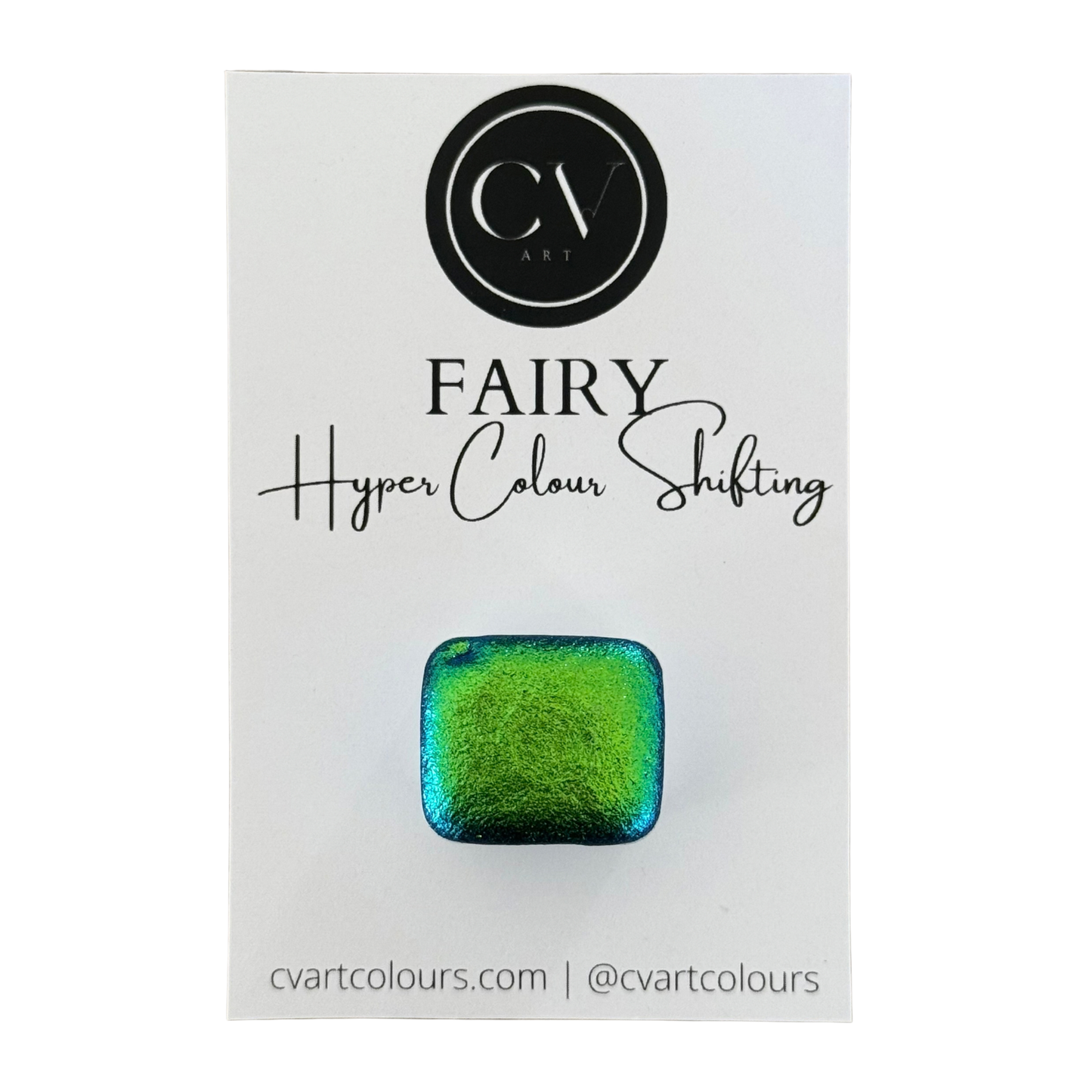 'Fairy' Hyper Colour Shift Watercolour Paint Half Pan