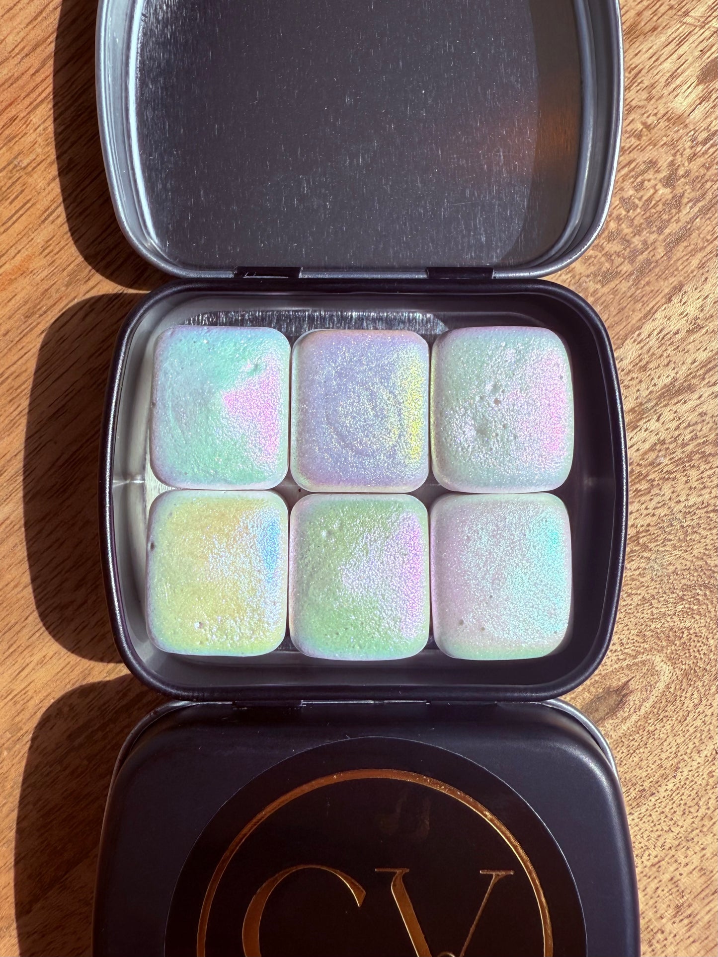 Ghost Chameleon Colour Shift Watercolour Half Pan Set