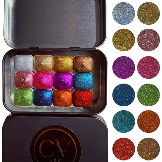 Master Chrome Watercolour Half Pan Set