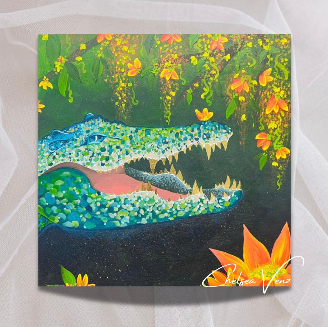 Goldie The Saltie | Collectable Print