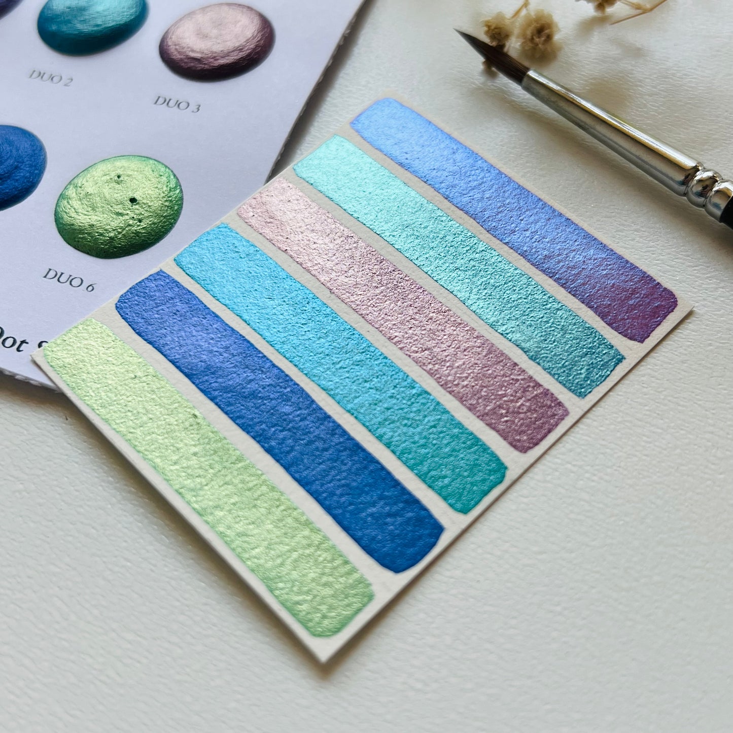 Duo Metallic Watercolour Set