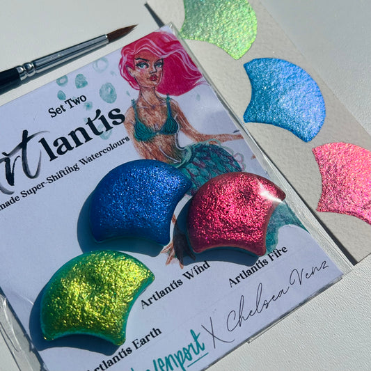 ARTlantis Super Shifting Watercolour Set x Jane Davenport Collaboration