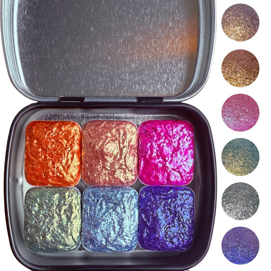Shimmer Watercolour Half Pan Set