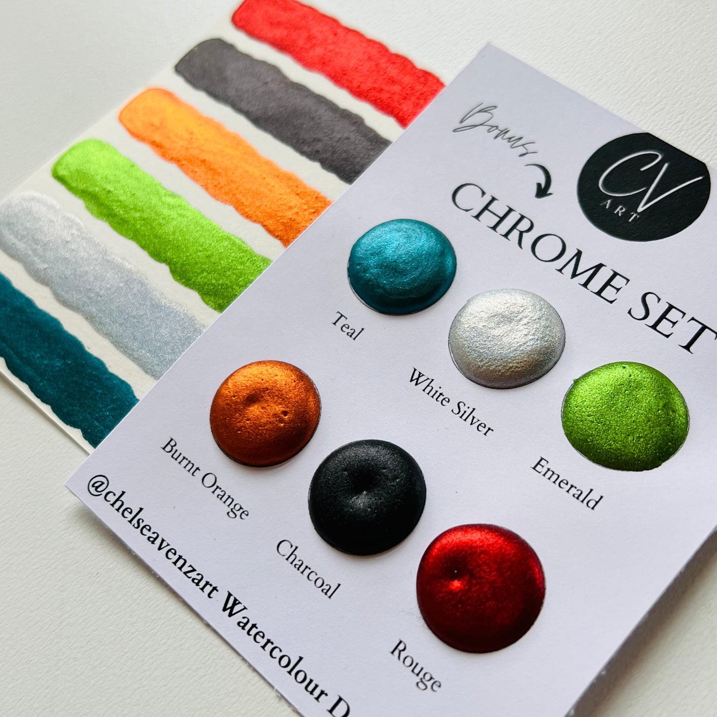 *bonus* Chrome Dot Card Set