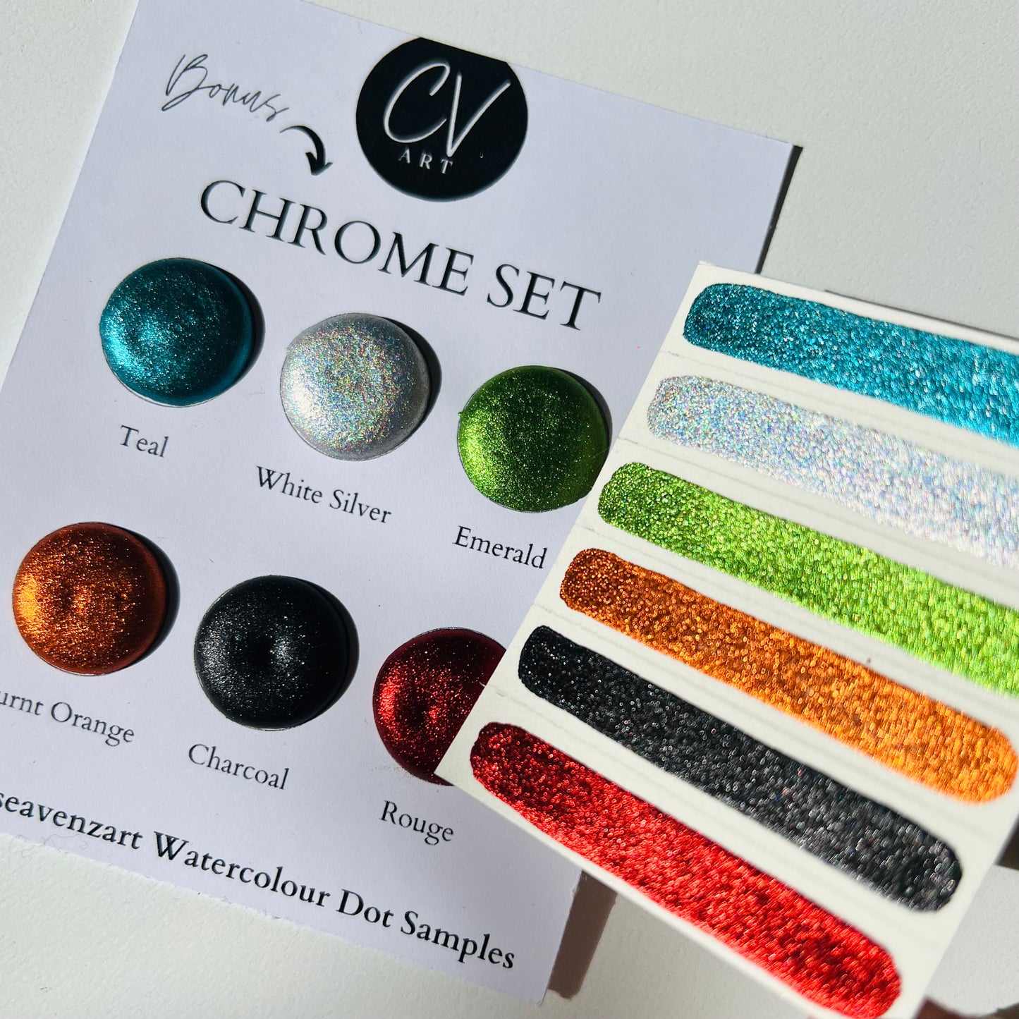 *bonus* Chrome Dot Card Set