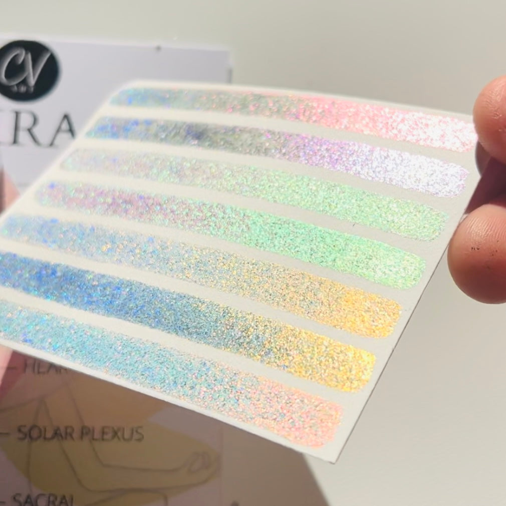 Chakra Holo x Ghost x Colour Shifting Watercolour Mini Pan Set