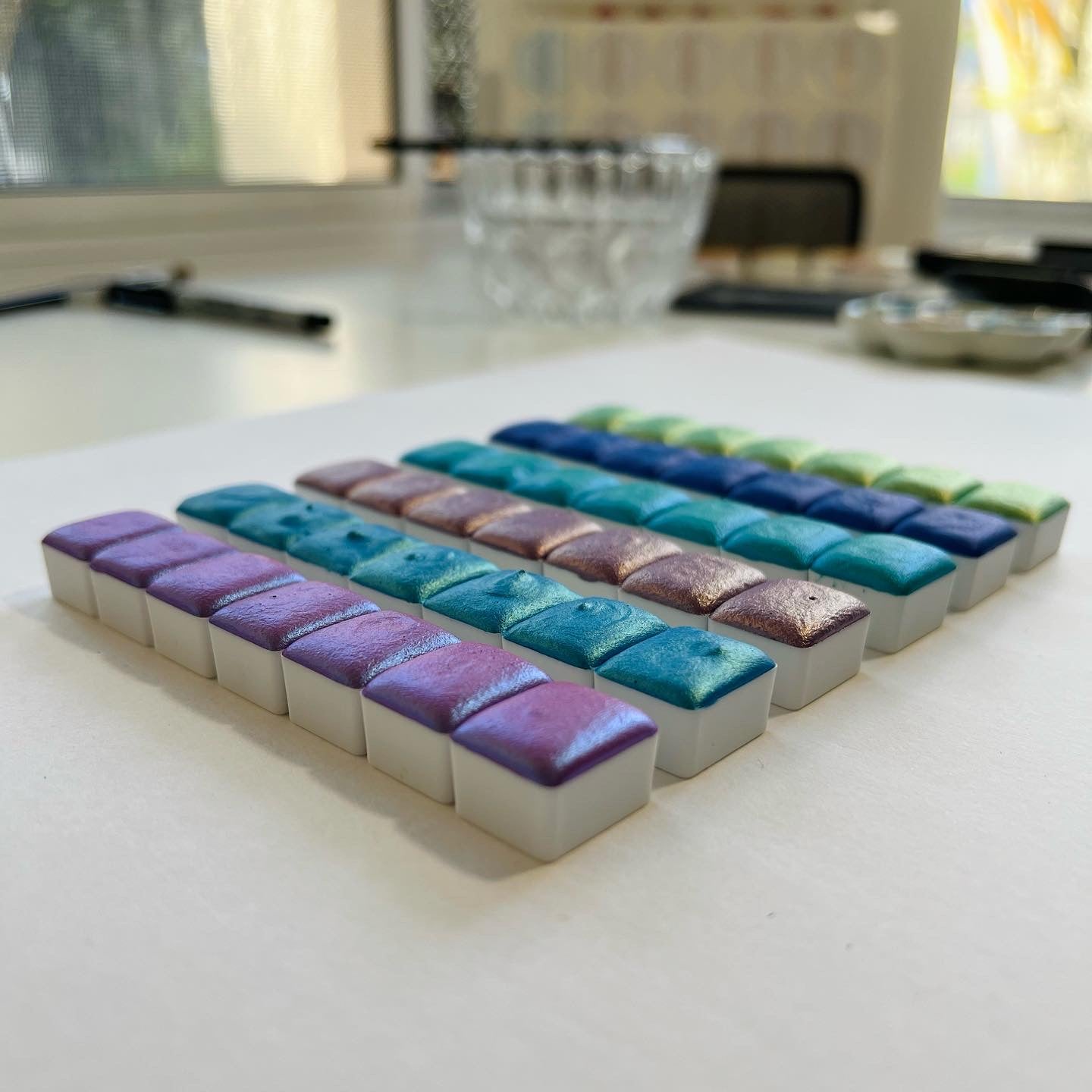 Duo Metallic Watercolour Set