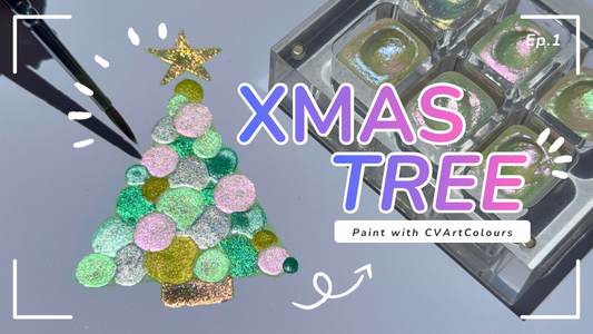 How to Paint a Bauble Christmas Tree