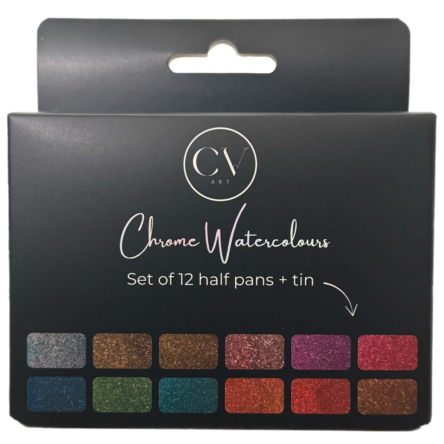 Master Chrome Watercolour Half Pan Set