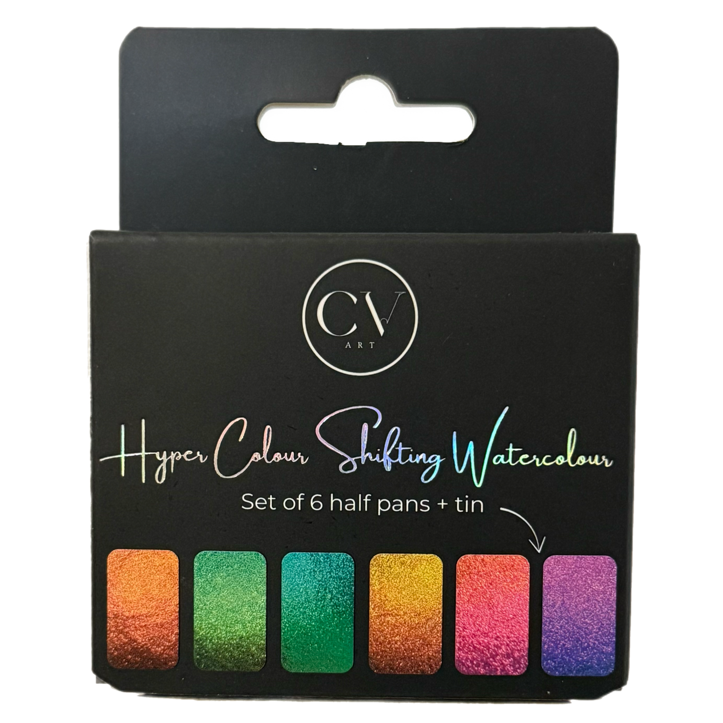 Hyper Colour Shifting Watercolour Half Pan Set