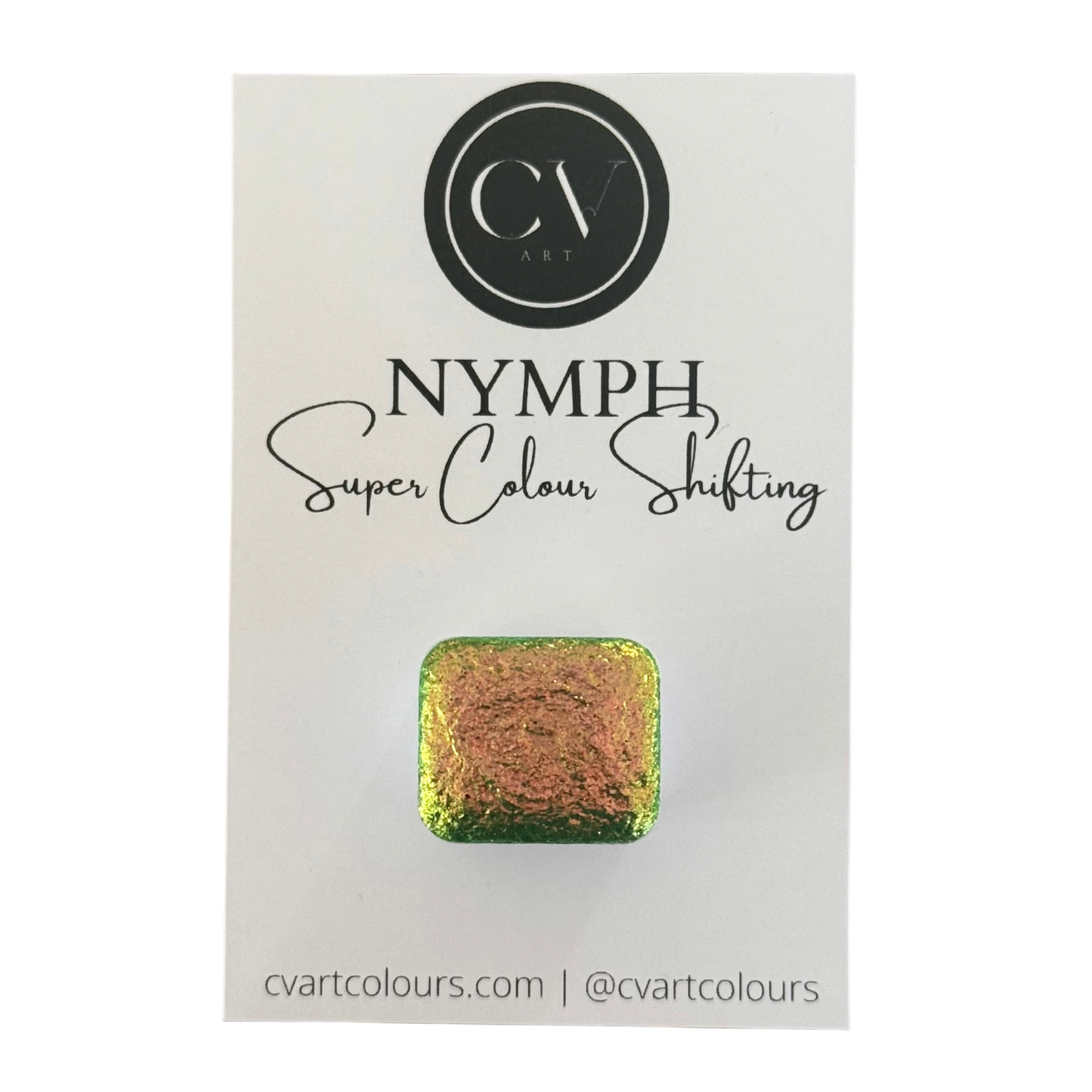 'Nymph' Super Colour Shift Watercolour Paint Half Pan