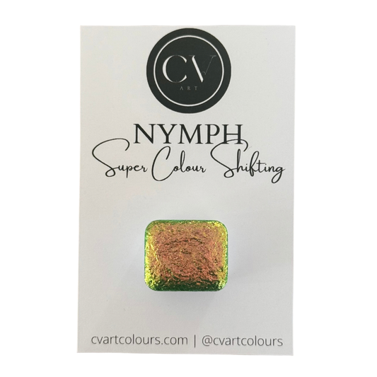 'Nymph' Super Colour Shift Watercolour Paint Half Pan