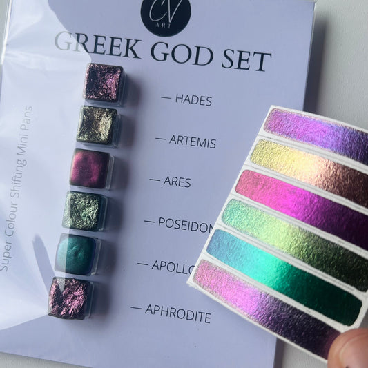 Greek God Shifting Mini Pan Set