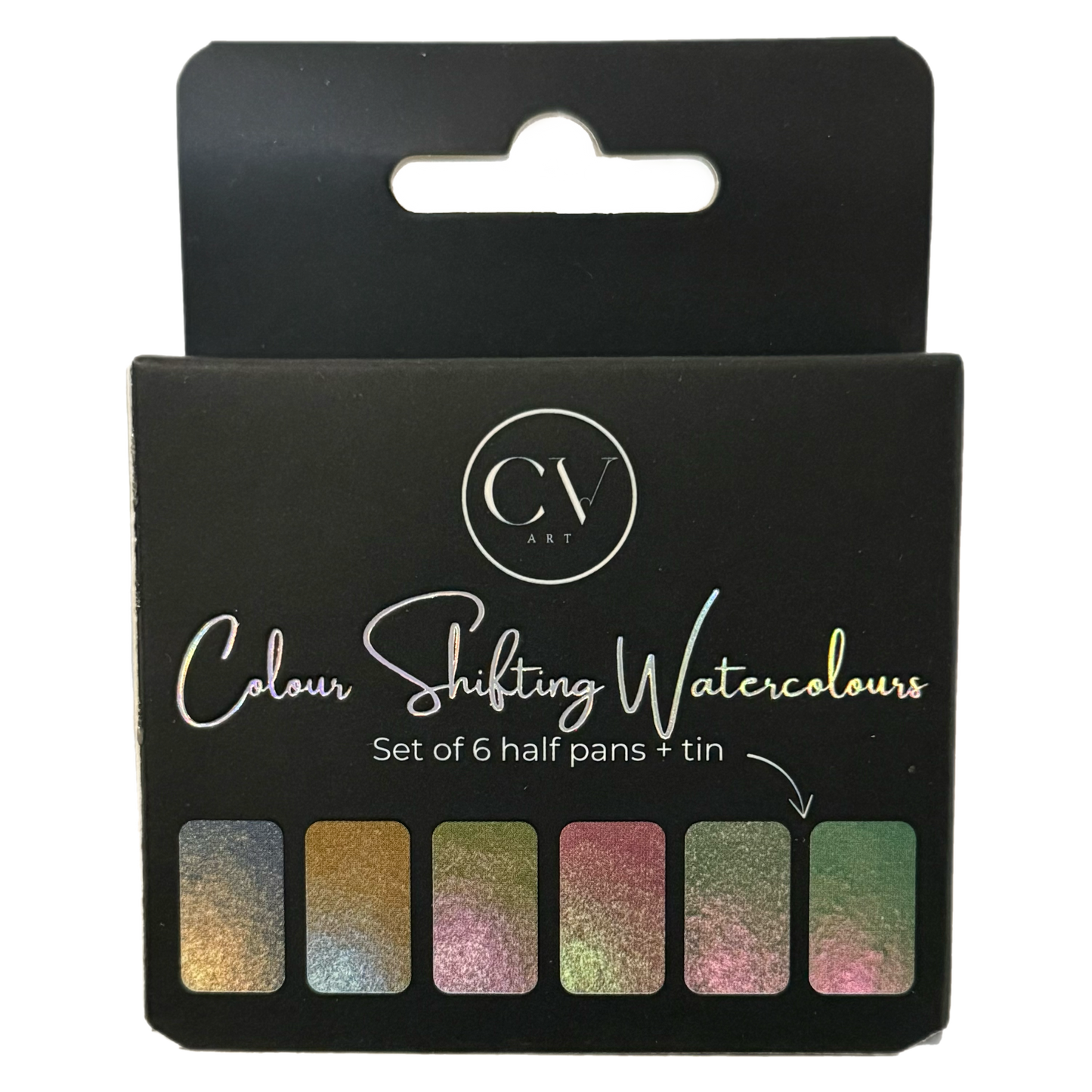 Ghost Chameleon Watercolour Half Pan Set