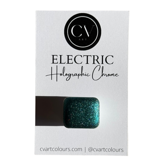 'Electric' Holographic Watercolour Paint Half Pan