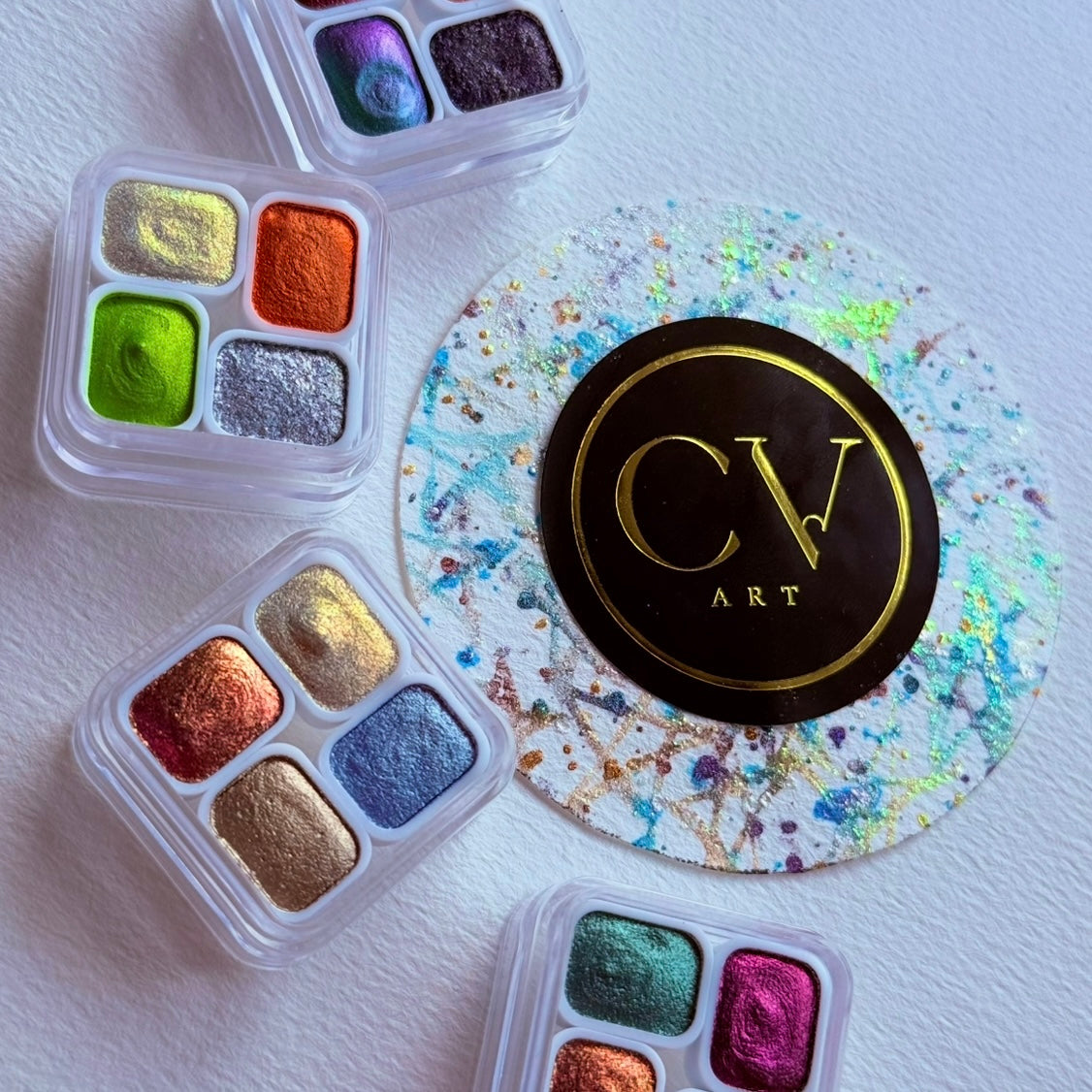 Limited Edition Watercolour Bauble Set