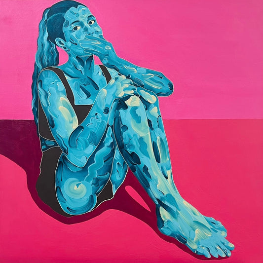 ‘Overwhelm’ Artist Self Portrait