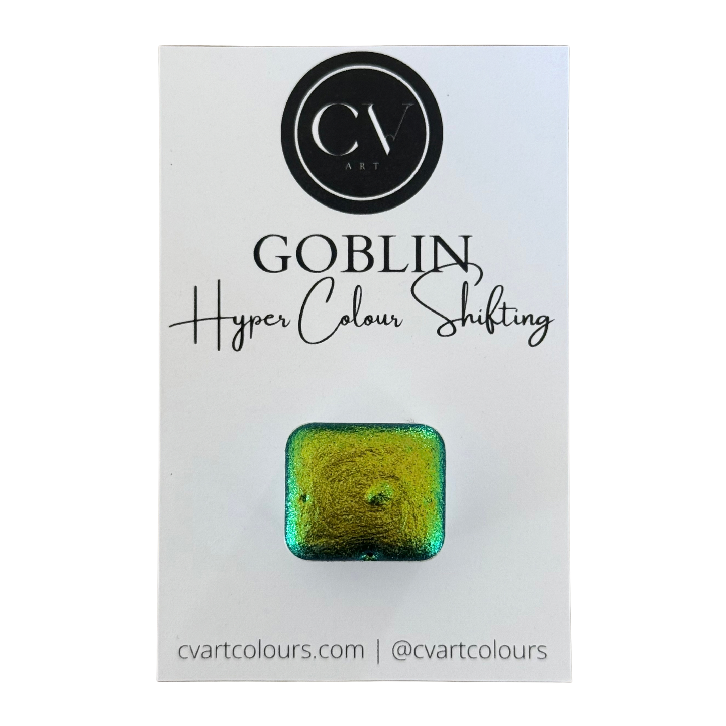 'Goblin' Hyper Colour Shift Watercolour Paint Half Pan