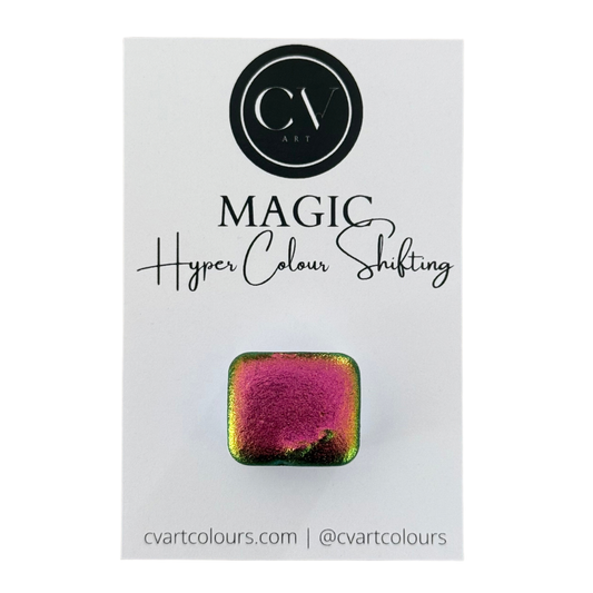 'Magic' Hyper Colour Shift Watercolour Paint Half Pan