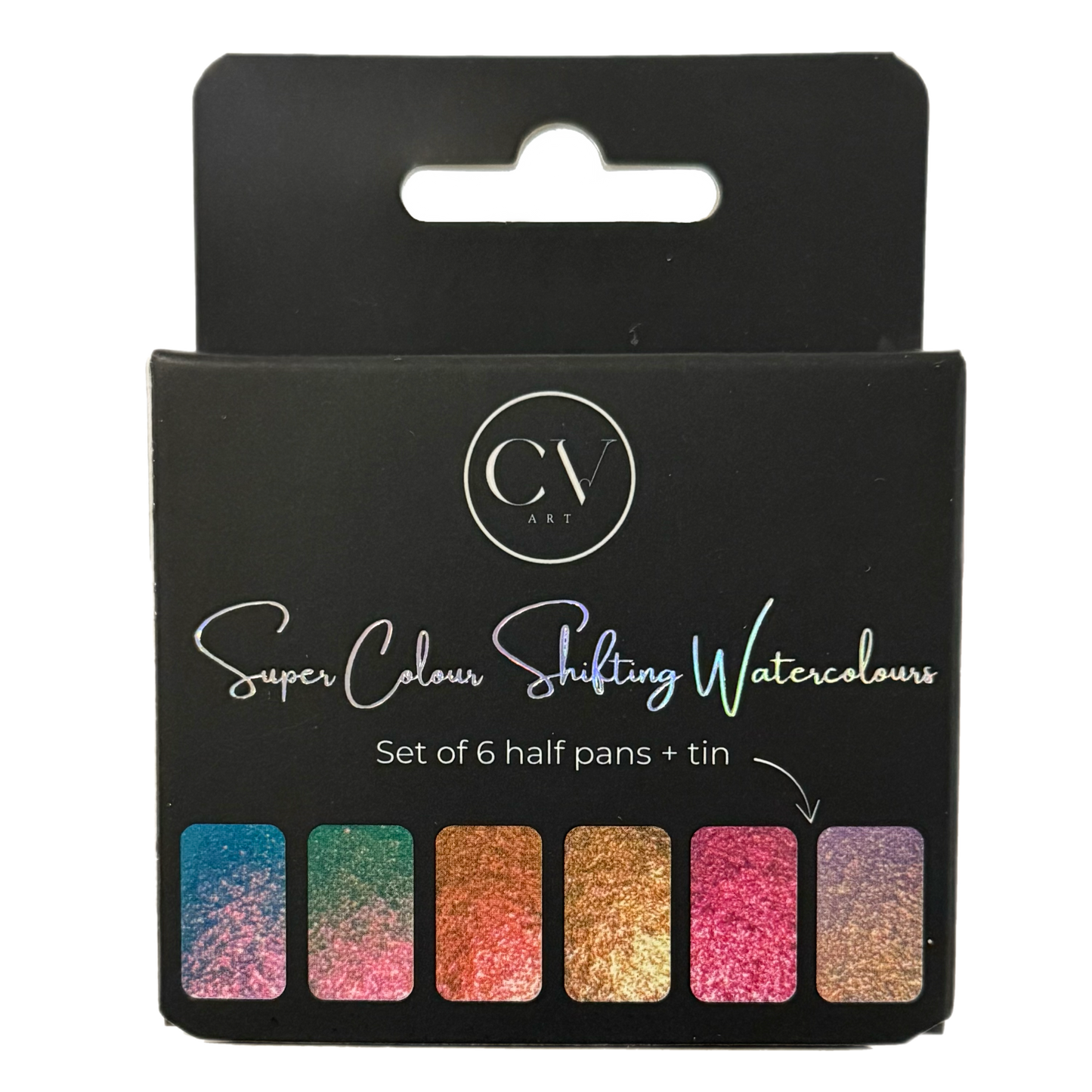 Pastel Super Shifting Watercolour Half Pan Set
