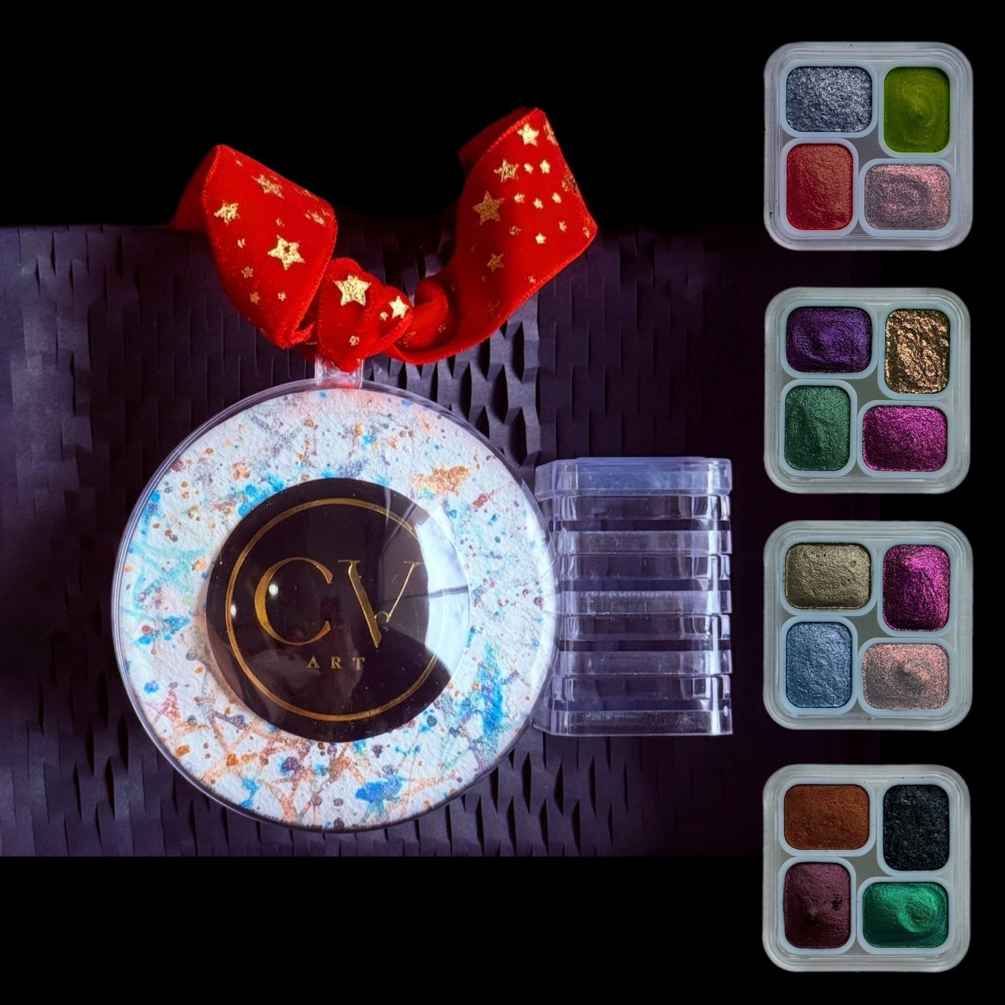 Limited Edition Watercolour Bauble Set