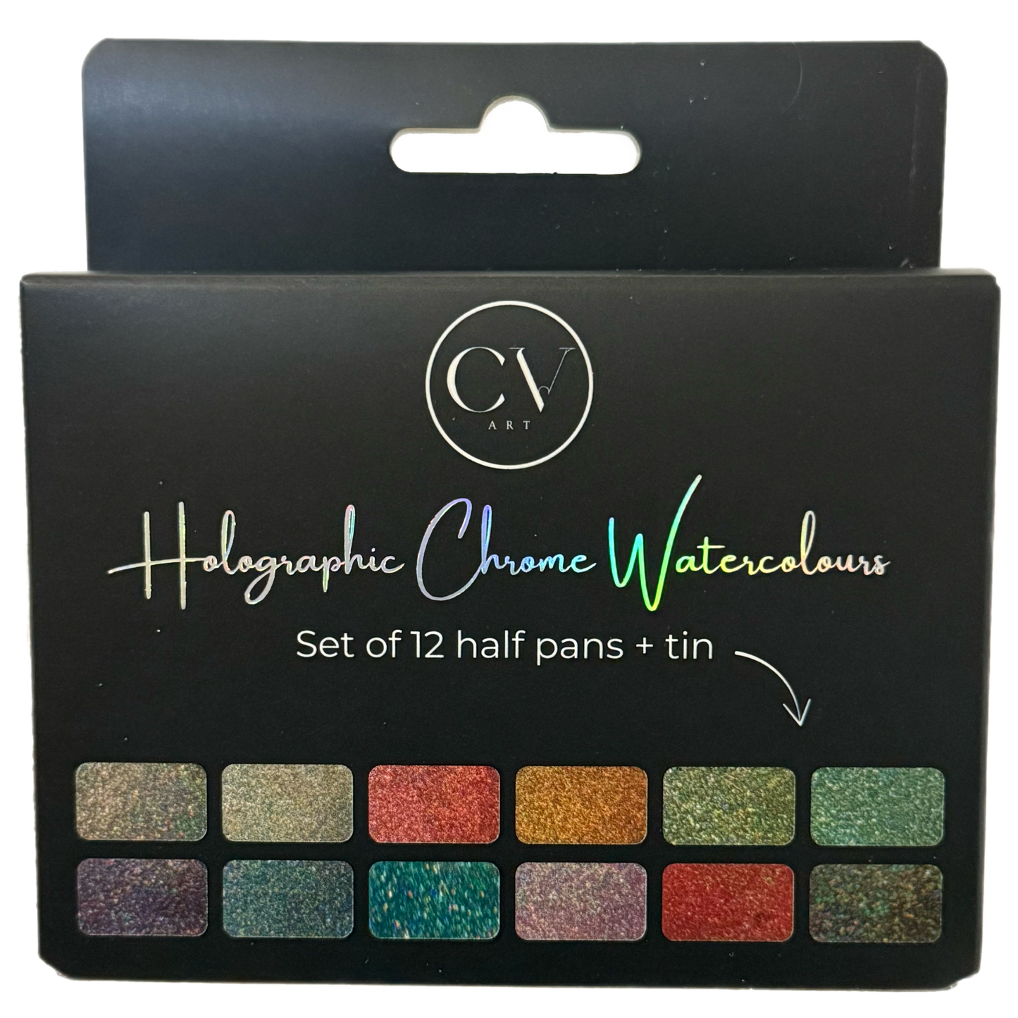 Master Holographic Watercolour Half Pan Set
