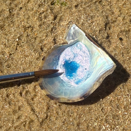 'Mother of Pearl' Holographic, Colour Shifting Watercolour