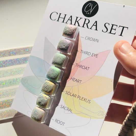 Chakra Holo x Ghost x Colour Shifting Watercolour Mini Pan Set