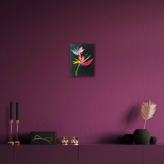 ‘Mini Eccentric Birds of Paradise’ Original Art on Canvas